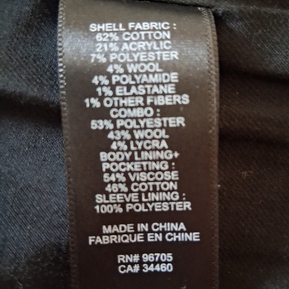 Rebecca Taylor Plaid Double-Breasted Jacket Size 6 / P2P 19 - Picture 13 of 14